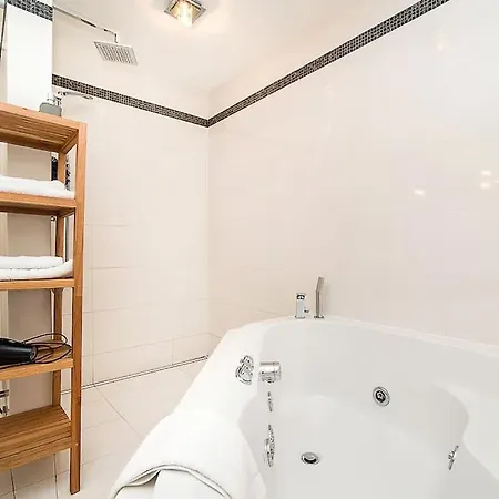 Elegant Snow White Loft With Jacuzzi And Garage
